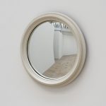 Mirror (Character and Environment), 2015, Wood, plaster, convex glass, wood filler, gloss paint, 36.5 cm diameter